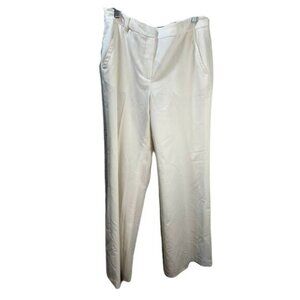 Anne Klein‎ Women's Straight Leg Pants White Size 4